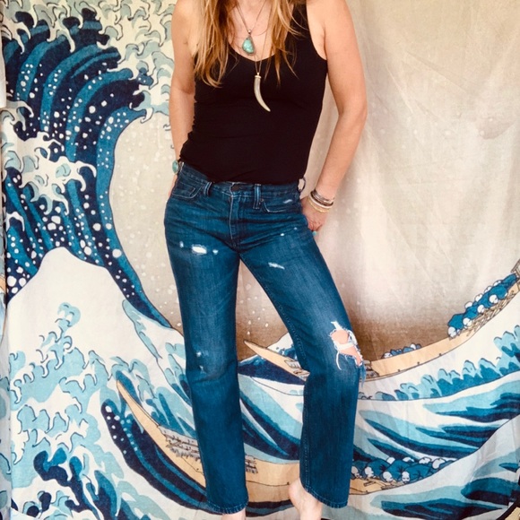 Levi's Denim - Vintage Levi’s 514 distressed med.dark wash. 28